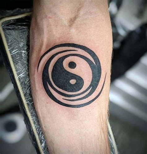 yang yin tattoo|pictures of yin yang tattoos.